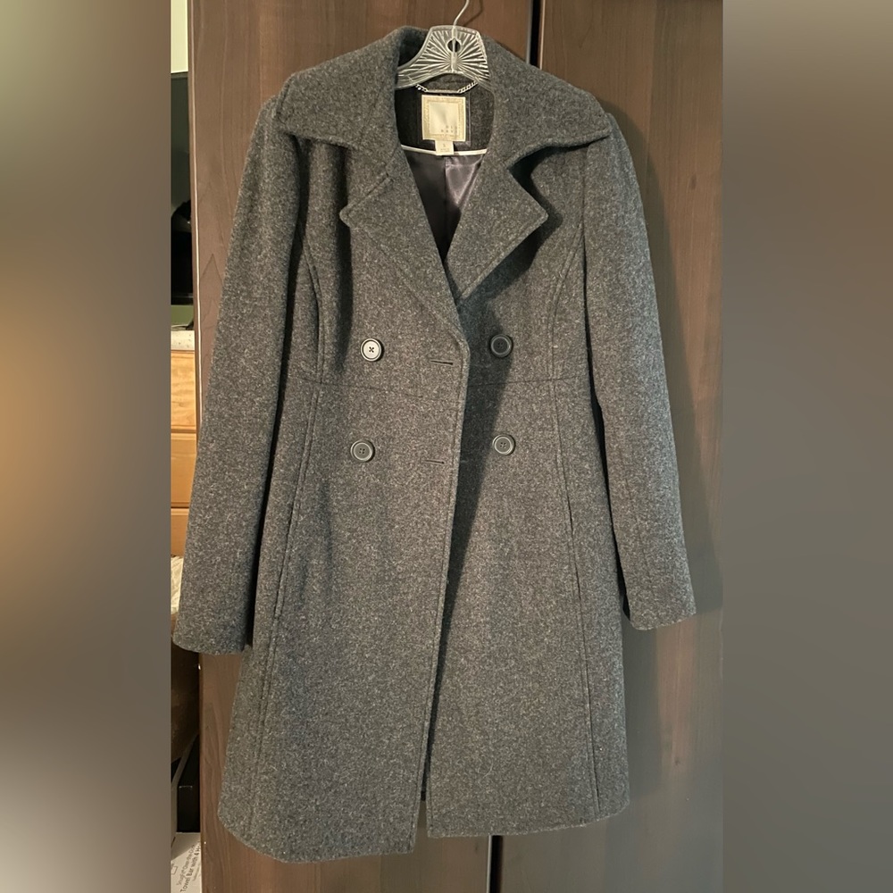 Old Navy Peacoat car coat in gray